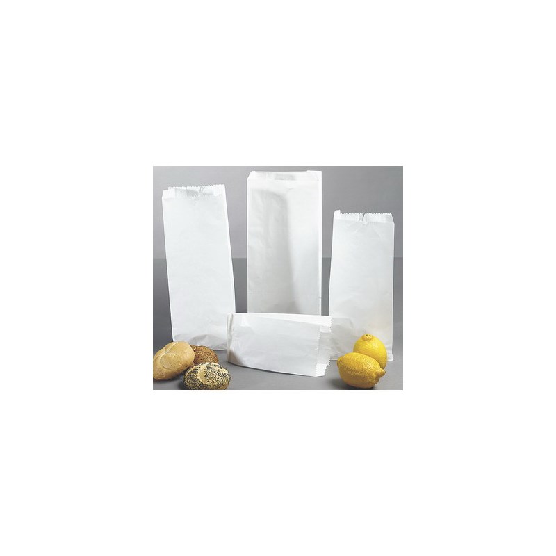 Papiertüte weiß 115x70x250mm - 2 St.- 10 Kg